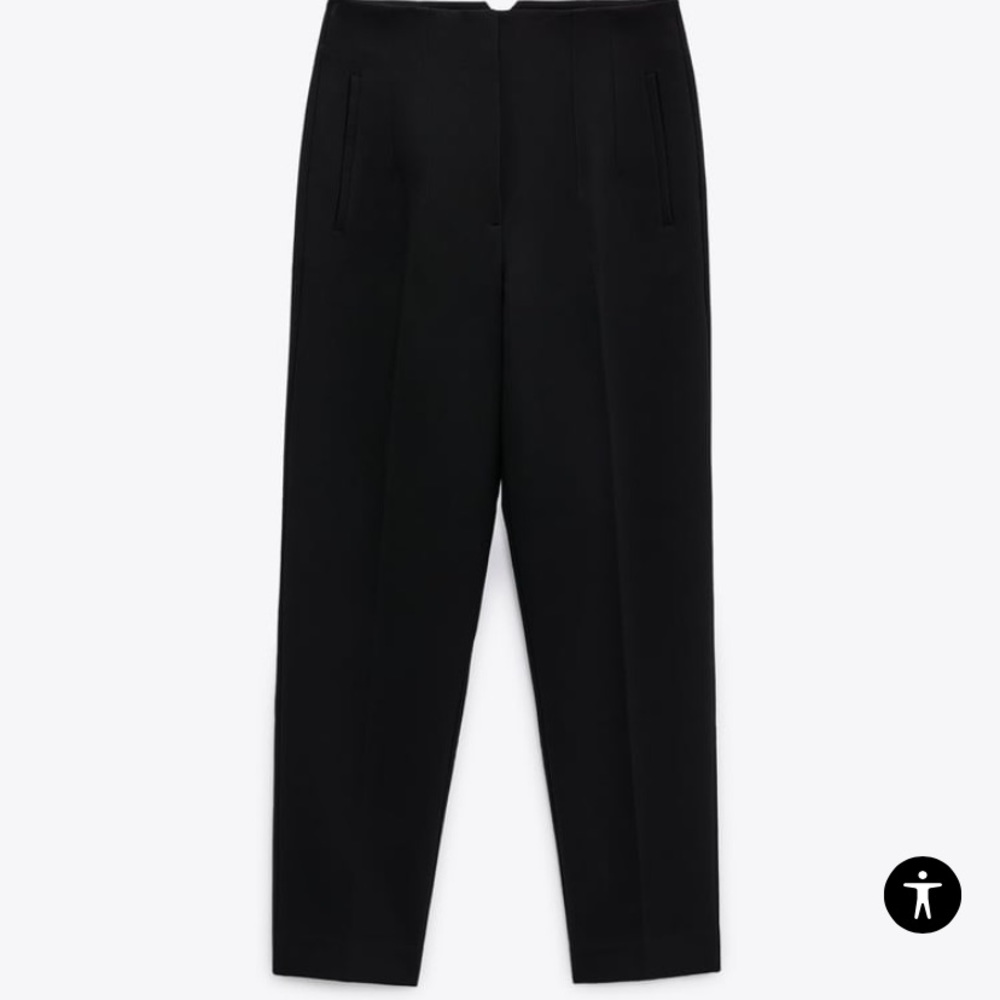 Black high waisted ZARA pants